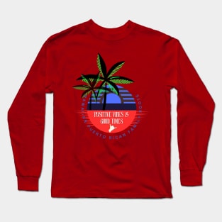 Shaka- Hawaiian Puerto Rican Roots Long Sleeve T-Shirt